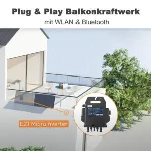 APsystems EZ1-M 800W Mikroinverter Wi-Fi ja Bluetoothiga