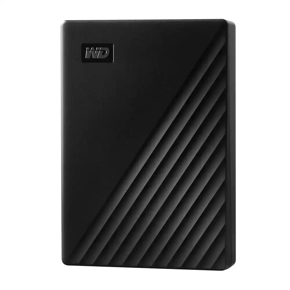 WD My Passport väline kõvaketas 5 TB (mobiilne andmesalvestus, õhuke disain, allalaaditav tarkvara, automaatsed varukoopiad, paroolikaitse) Must – ühilduv ka PC, Xbox ja PS4-ga