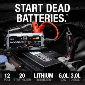 NOCO Boost Plus GB40 1000A 12V UltraSafe starthüppe akupank – liitium-starthüppeseade
