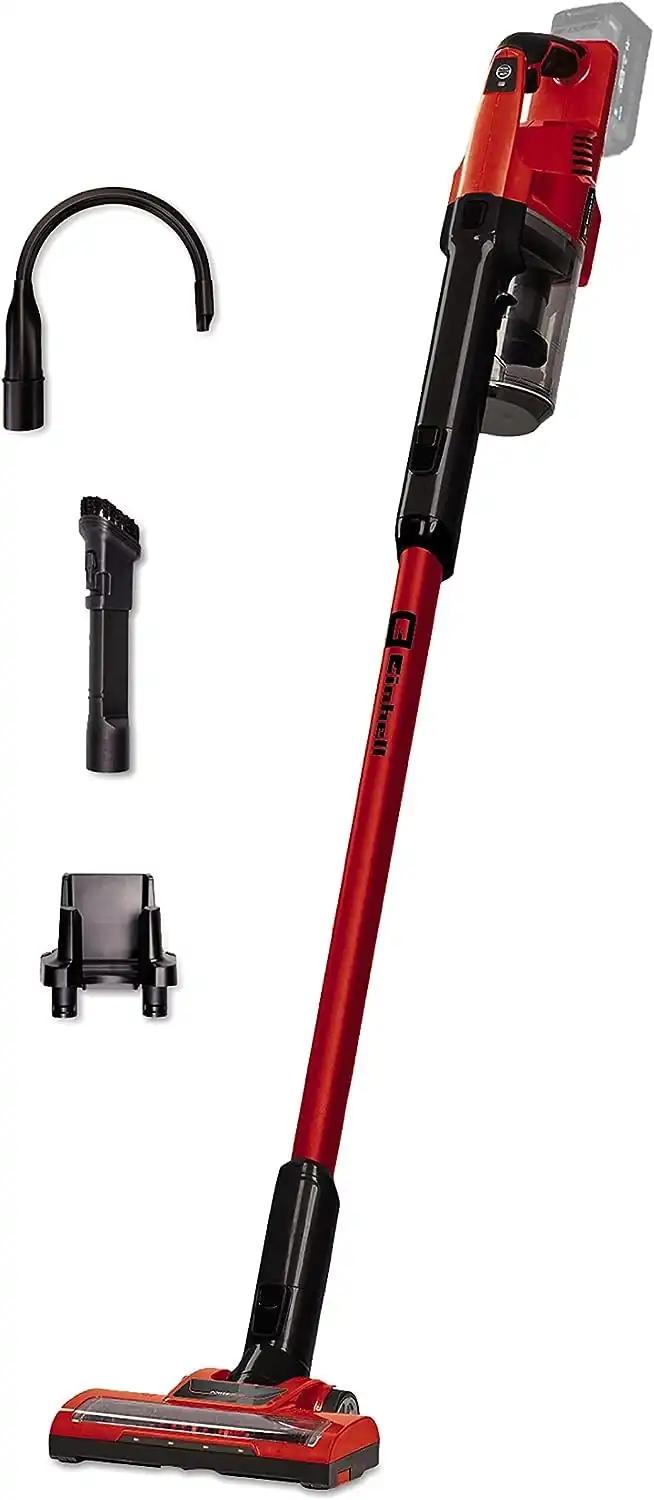 Einhell juhtmevaba varstolmuimeja TE-SV 18 Li-Solo Power X-Change (Li-Ion, 18V, piiramatu tööaeg vahetatava aku süsteemiga, kotivaba, tsüklonitehnoloogia, BOOST-režiim, 3-astmeline filtrisüsteem)