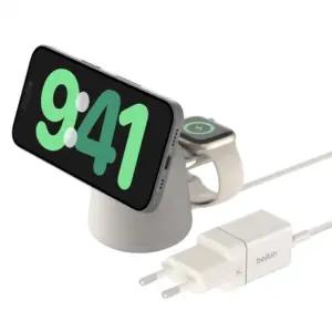 Belkin BoostCharge Pro juhtmevaba 2-in-1 laadimisjaam MagSafe'iga (15 W)