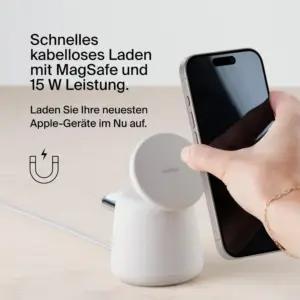 Belkin BoostCharge Pro juhtmevaba 2-in-1 laadimisjaam MagSafe'iga (15 W)