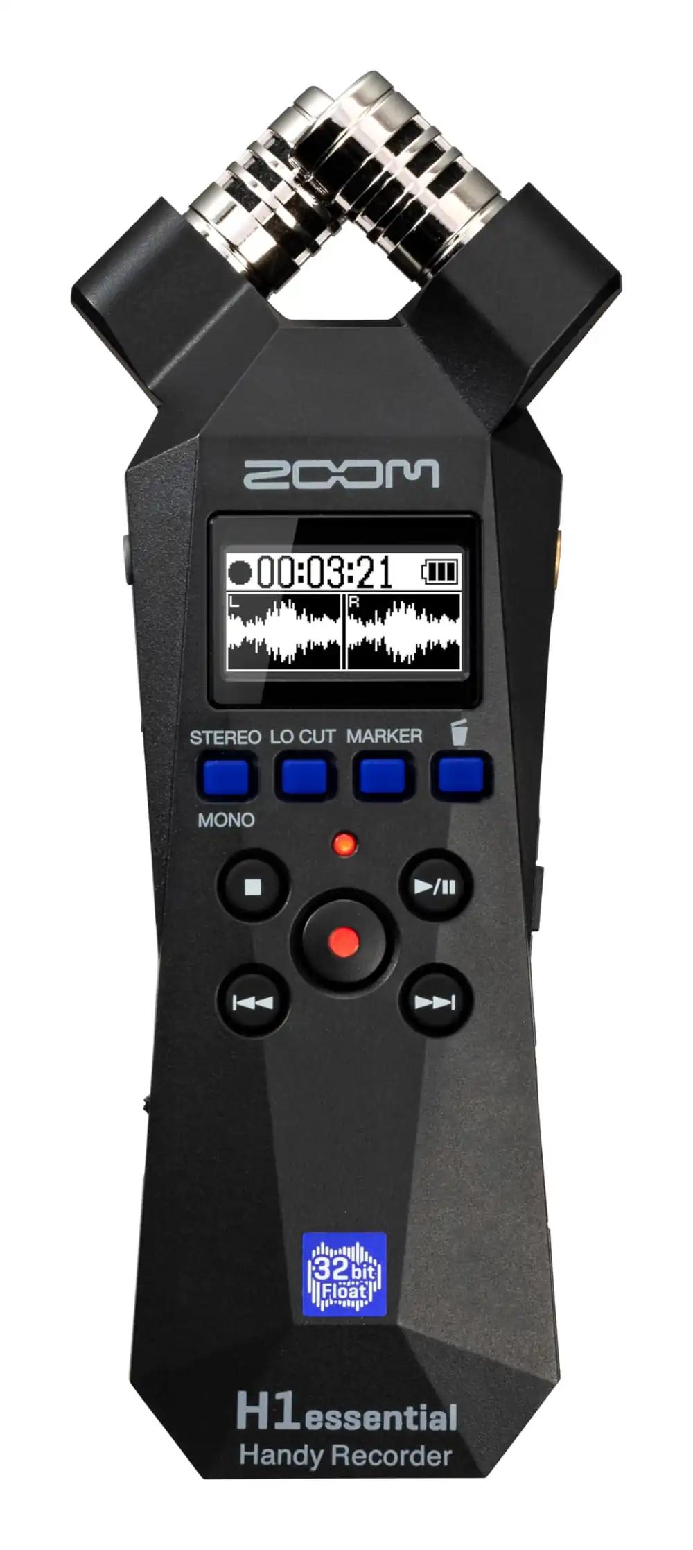 Zoom H1essential 32-bit kaasaskantav helisalvesti, must