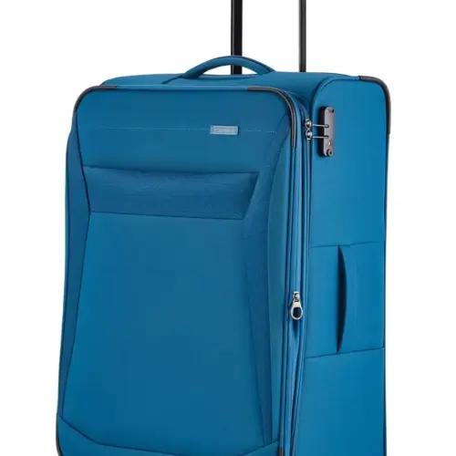 Travelite Chios 4-rattaline pehme kestaga kohver, suurus L, 78 cm, 90–97 l, TSA-lukk
