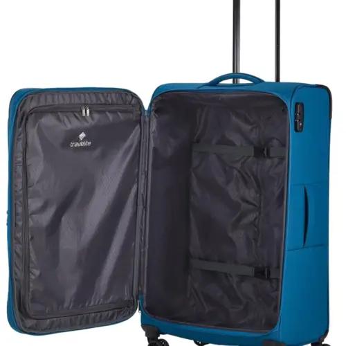 Travelite Chios 4-rattaline pehme kestaga kohver, suurus L, 78 cm, 90–97 l, TSA-lukk, pilt 2
