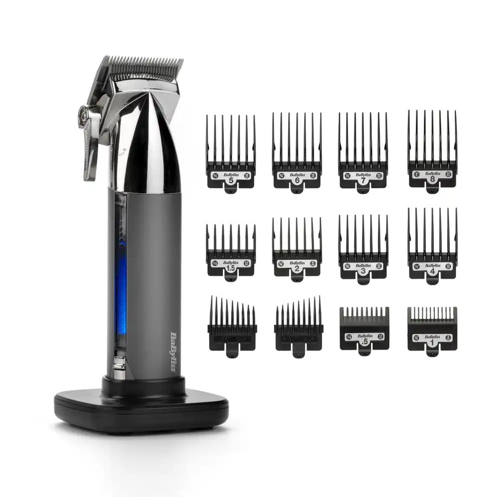 BaByliss Super-X Metal Professionaalne Juukselõikur, 13-osaline Komplekt, Antratsiit, E996E