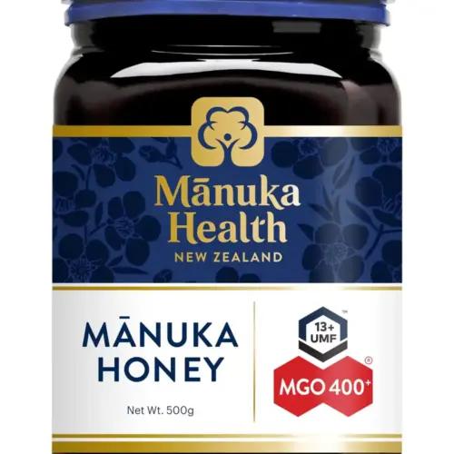 Manuka Health Manuka mesi MGO 400+, 500 g, valmistatud Uus-Meremaal