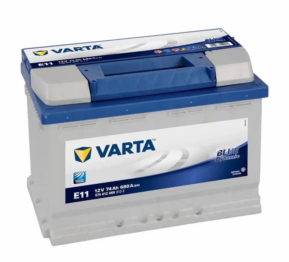 Varta E11 Blue Dynamic Autobatteri, 74Ah, 680A – Usaldusväärne autoaku