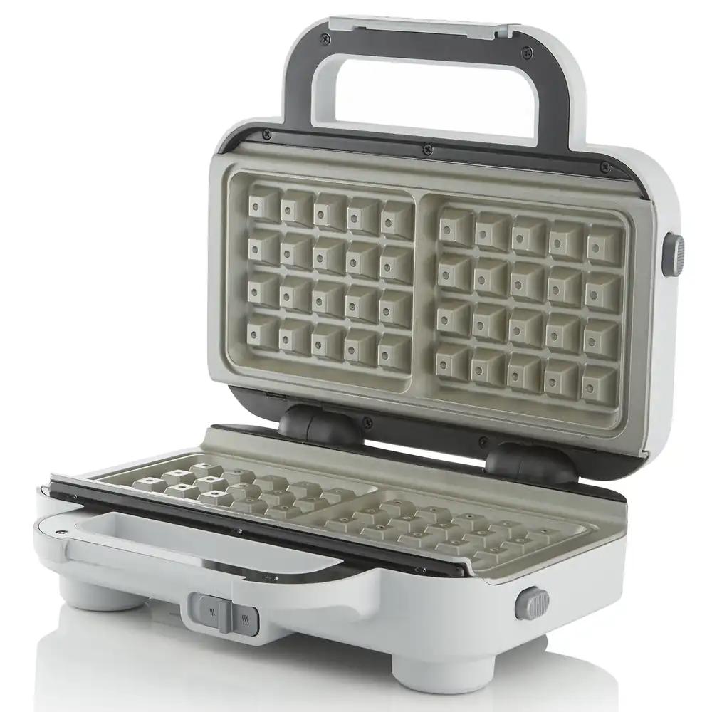 Breville VST072X DuraCeramic vahvliraud sügavate eemaldatavate plaatidega, valge/teras, pilt 2