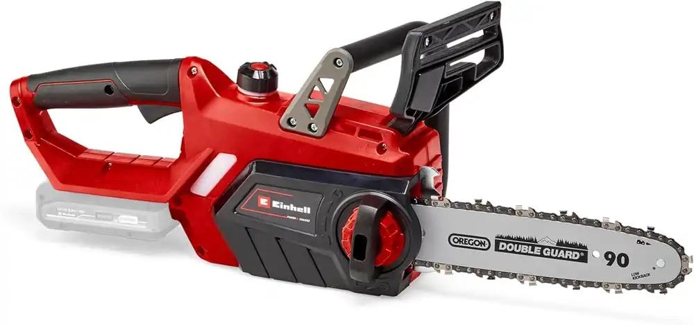 Einhell akutoitel kettsaag GE-LC 18/25 Li-Solo Power X-Change (18V, OREGON kvaliteetne juhtplaat/-kett, tagasilöögikaitse, ilma aku ja laadijata)