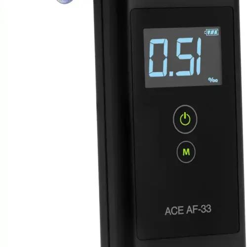 ACE AF-33 Alkometer - AUTO BILD testivõitja (2022/23) - politseitäpsusega alkoholi-/promilletester