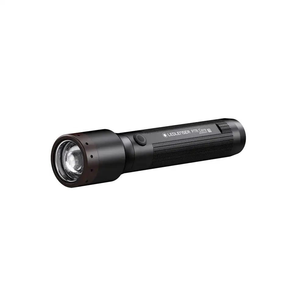 Ledlenser P7R Core LED taskulamp, 1400 luumenit, taaslaetav, veekindel, fokusseeritav, 300 m valguskaugusega, kuni 90 tundi tööajaga, magnetlaadimiskaabliga
