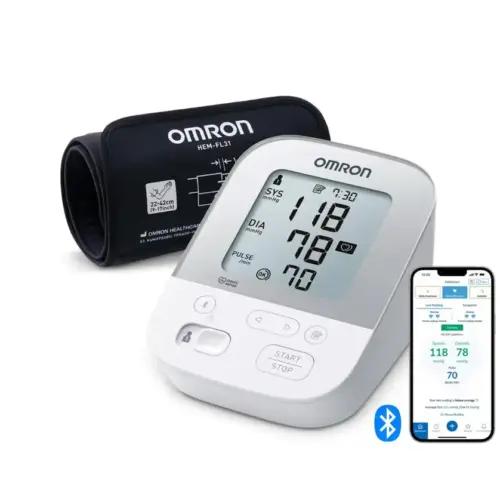 OMRON X4 Smart - Automaatne õlavarre vererõhuaparaat | „Hea“ Stiftung Warentesti poolt (09/20) | kliiniliselt kinnitatud | sobib ka diabeetikutele ja rasedatele | tasuta nutirakendus (iOS & Android) | 22-42 cm