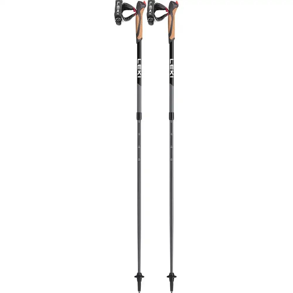 LEKI Spin Kepid, Must-Hõbehall-Valge, 100-130cm