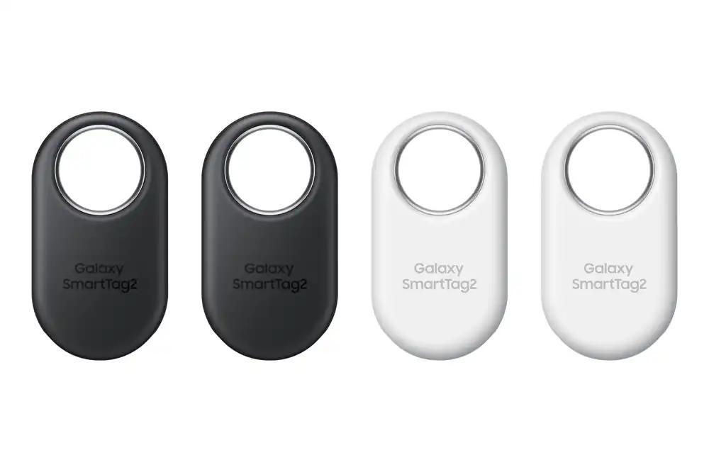 Samsung Galaxy SmartTag2 Bluetooth-jälgija, kompassivaade, lähiotsing, kuni 500 päeva aku kestvusega, veekindel, must/valge (4 tk)