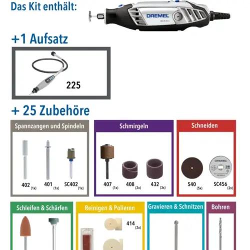 Dremel 3000 multifunktsionaalne tööriist 130W