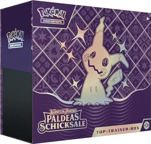 Pokémon Kogumiskaardimäng: Tipa-Tapa Treenerikarp – Paldea Saatus (9 Boosterpakki, 1 holograafiline täisekraani promokaart ja tarvikud)