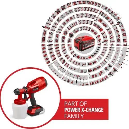 Einhell akuga värvipihustussüsteem TC-SY 18/60 Li-Solo Power X-Change (Li-Ion