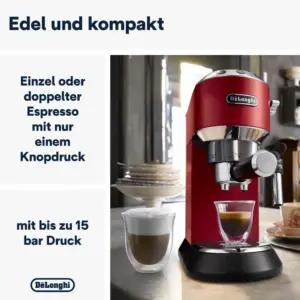 De'Longhi Dedica Style EC 685.R – Espresso masin professionaalse piimavahustajaga