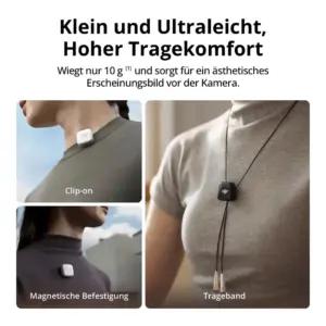 DJI Mic Mini Saatja (Polaarvalge)
