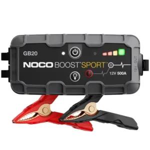 NOCO Boost Sport GB20 500A 12V UltraSafe käivitusabi ja toitepank – Liitiumaku stardiseade kuni 4