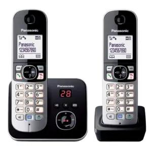 Panasonic KX-TG6822GB DECT juhtmevaba telefon koos automaatvastajaga (madal kiirgus