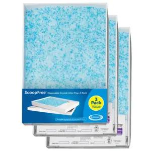 PetSafe ScoopFree asendusalus silikageeliga kassiliivaga, 3 tk, isepuhastuvale tualetile