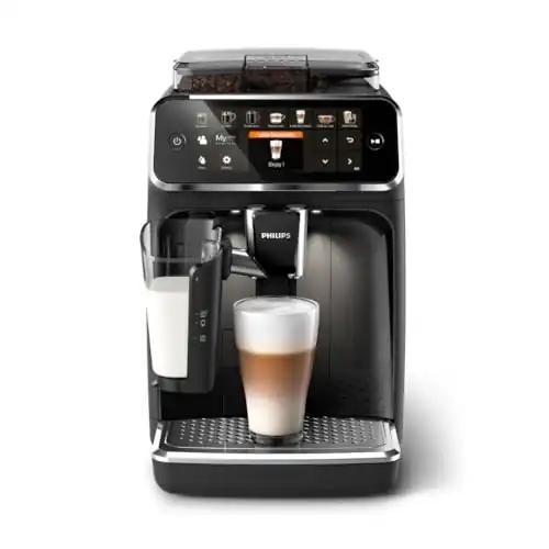 Philips 5400 seeria espressomasin – 12 kohvijoogi nautimine, kiire puhastusega LatteGo, intuitiivne TFT-ekraan, kohandatavad kohviseaded, esmaklassiline köögidisain (EP5441/50)