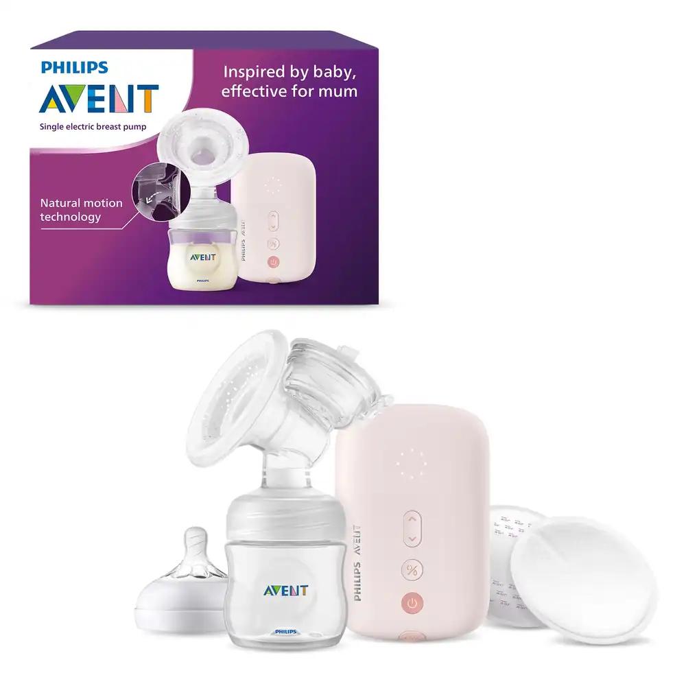 Philips Avent elektriline ühepoolne rinnapump – Natural Motion tehnoloogia, mugav silikoonpadi, individuaalne pumpamise paus, lihtne puhastamine ja seadistamine (mudel SCF395/11)