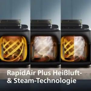 Philips Steam Airfryer 5000 seeria kahekorviga - Õhufritüür ja aurutaja ühes seadmes