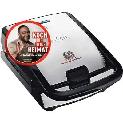 Tefal Snack Collection 4-osaline komplekt SW854D | Kombiseade | Sisaldab 4 mittenakkuvat plaadik komplekti | Nõudepesumasinas pestav | Panini