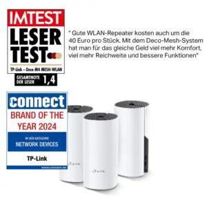 TP-Link Deco M4 Mesh WiFi süsteem (3-osaline komplekt)