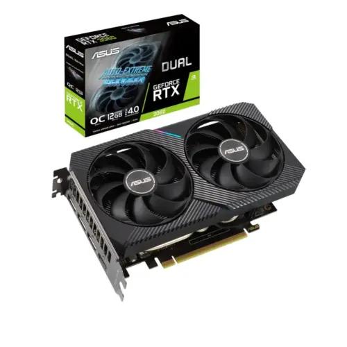 ASUS GeForce Dual RTX 3060 12GB V2 OC Edition mängugraafikakaart (GDDR6 mälu