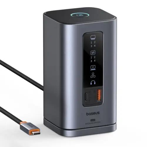 Baseus Spacemate Series 11-in-1 dokkimisjaam – 3 monitori tugi