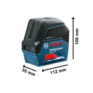 Bosch Professional ristjoonlaser GCL 2-15 (punane laser