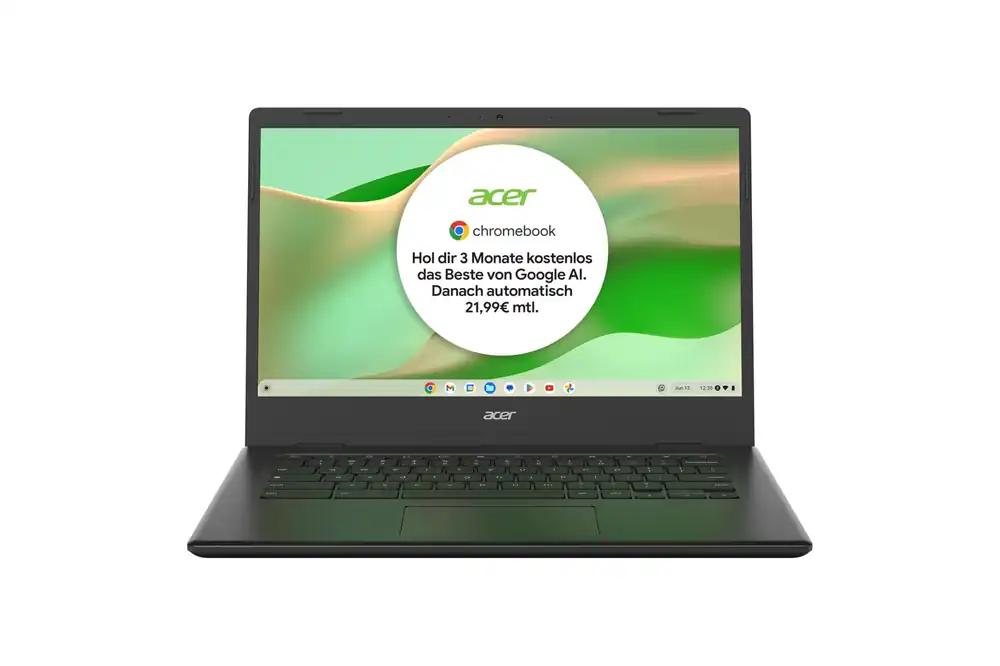 Acer Chromebook 314 (CBOA314-1H-C32M) Sülearvuti | 14″ FHD ekraan | Intel Celeron N4500 | 4 GB RAM | 128 GB SSD | Intel UHD Graphics | Google ChromeOS | must