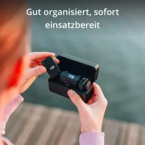 DJI Mic (2 saatjat + 1 vastuvõtja + laadimiskarp)