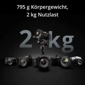 DJI RS 3 Mini – Kerge 3-teljeline stabilisaator Canon
