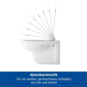 Duravit D-Code WC-istmekate pehmelt sulguva SoftClose süsteemiga