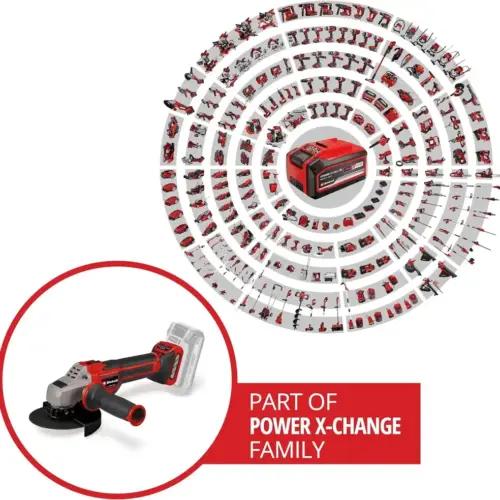Einhell Professional akuga nurklihvija TP-AG 18/125 CE Q Li Power X-Change (18 V