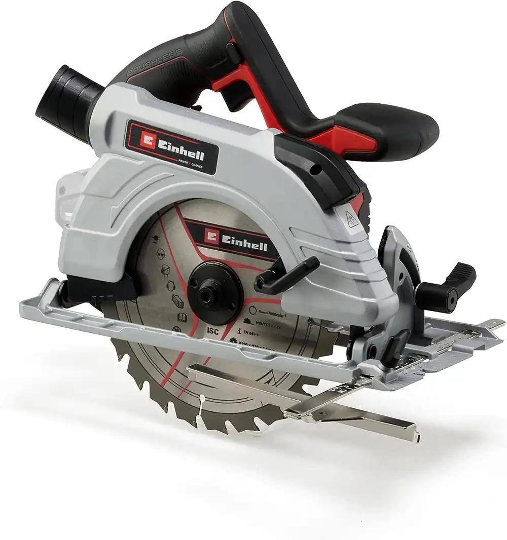 Einhell Professional akuga käsiketassaag TP-CS 18/190 Li BL-Solo Power X-Change (18 V, Ø190 mm saeleht, harjadeta mootor, 65 mm lõikesügavus, tööriistavaba reguleerimine, ilma akuta)