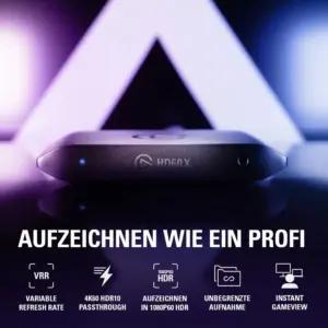 Elgato HD60 X – voogedastus ja salvestamine 1080p60 HDR10 või 4K30 ülikiire latentsusega PS5/Pro