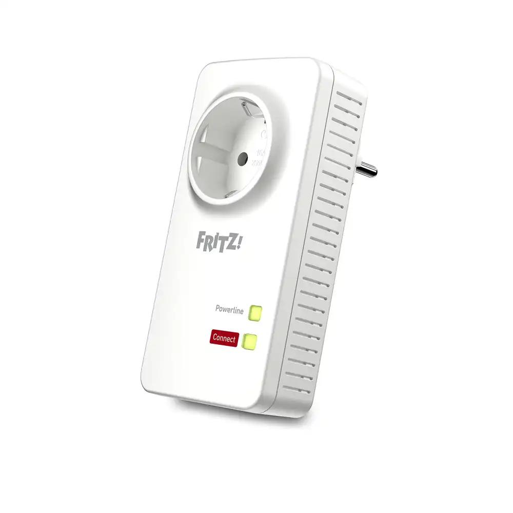 FRITZ!Powerline 1220 Adapter (1.200 MBit/s, 2 x Gigabit-LAN, ideaalne NAS-rakenduste ja HD-voogedastuse jaoks)