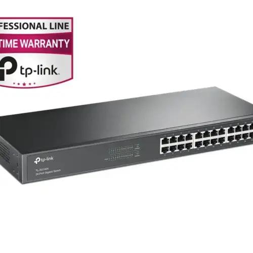 TP-Link TL-SG1024 24-Port Gigabit Võrgulüliti (19-tolline Rack-paigaldus