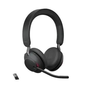 Jabra Evolve2 65 juhtmevaba PC-peakomplekt – mürasummutav UC-sertifikaadiga stereo kõrvaklapid