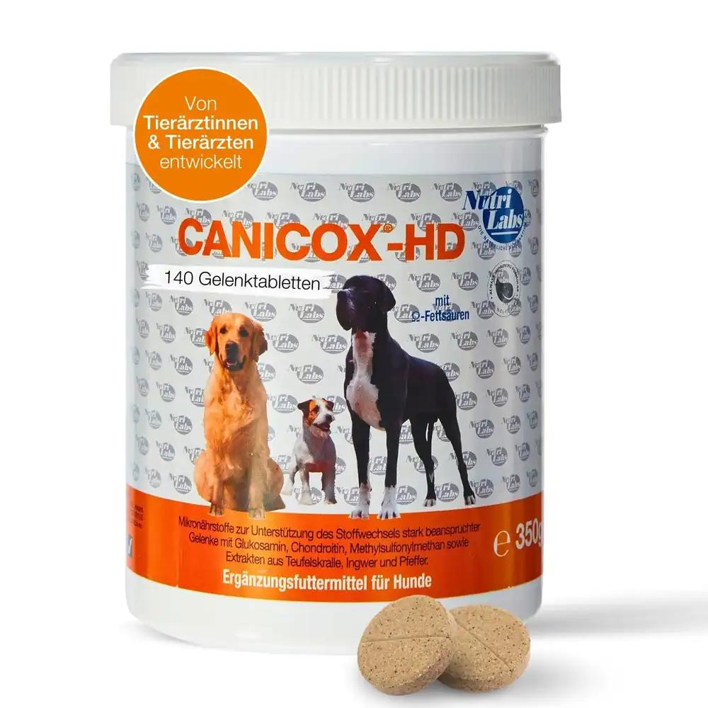 NutriLabs Canicox-HD liigesetabletid koertele 140 tk – MSM, kondroitiin, hüaluroonhape, glükoosamiin ja kuradiküüs – Tervisetooted koertele – Toidulisand koertele