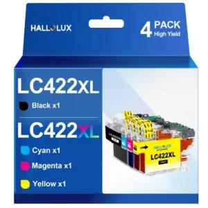 LC422XL XL Suure Mahutavusega LC-422XLVAL Tindikassetid Brother LC422 LC-422XL LC-422XLVAL jaoks (4 tk komplekt)