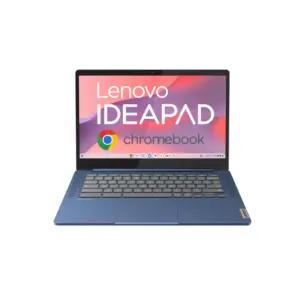 Lenovo Chromebook IdeaPad Slim 3 | 14" Full HD ekraan | MediaTek Kompanio 520 | 4GB RAM | 64GB eMMC | ARM Mali-G52 graafika | Chrome OS | QWERTZ | sinine
