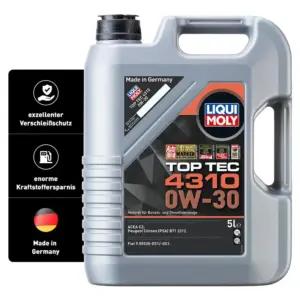 LIQUI MOLY Top Tec 4310 0W-30 | 5 L | Sünteesitehnoloogia mootorõli | Art.-Nr.