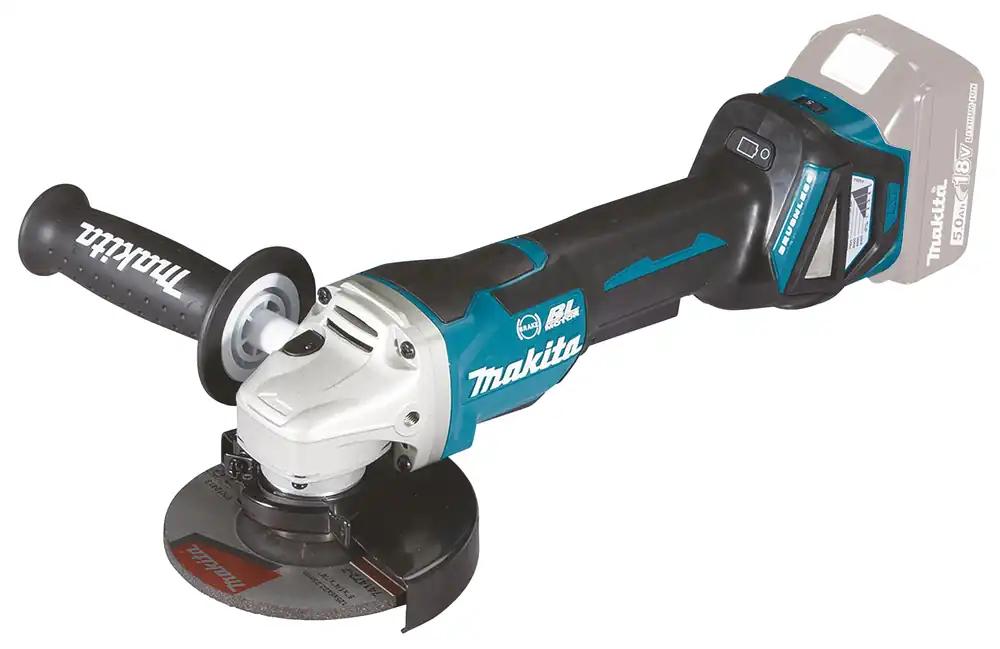 Makita DGA517Z akuga nurklihvija 18 V padrunlülitiga (ilma akuta, ilma laadijata), värviline
